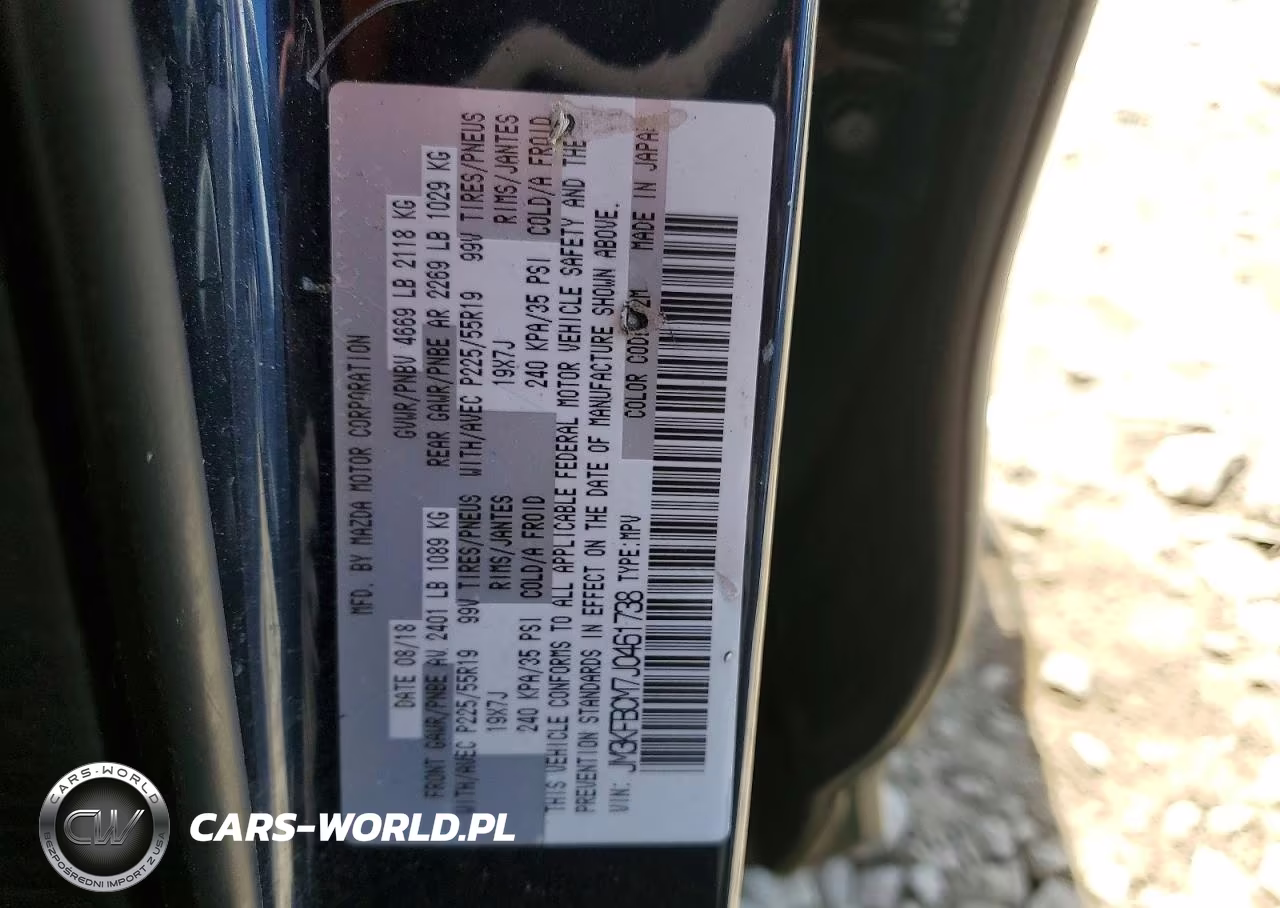 2018 Mazda Cx-5 Touring VIN:JM3KFBCM7J0461738 - 12