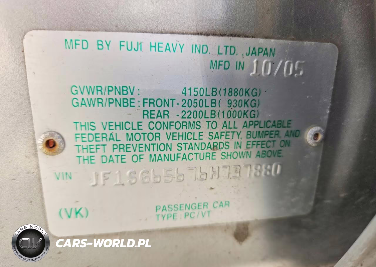 2006 Subaru Forester 2.5X Premium VIN:JF1SG65676H737880 - 13