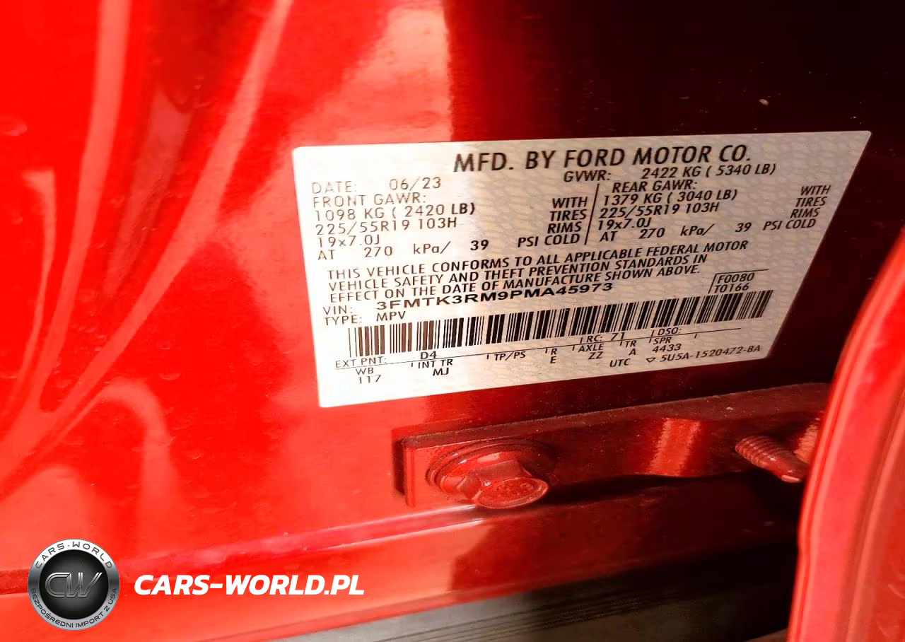 2023 Ford Mustang Mach-E Premium VIN:3FMTK3RM9PMA45973 - 12