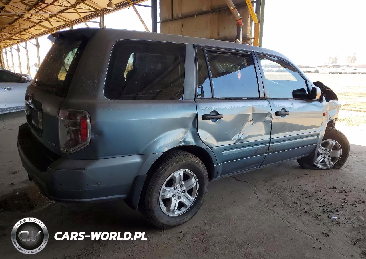 2007 Honda Pilot Lx VIN:2HKYF18187H501171 - 3