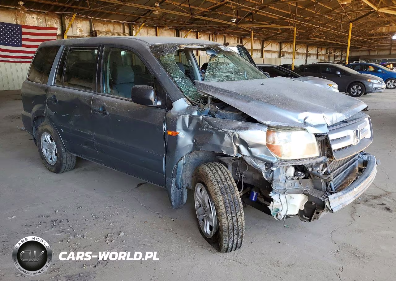 2007 Honda Pilot Lx VIN:2HKYF18187H501171 - 4