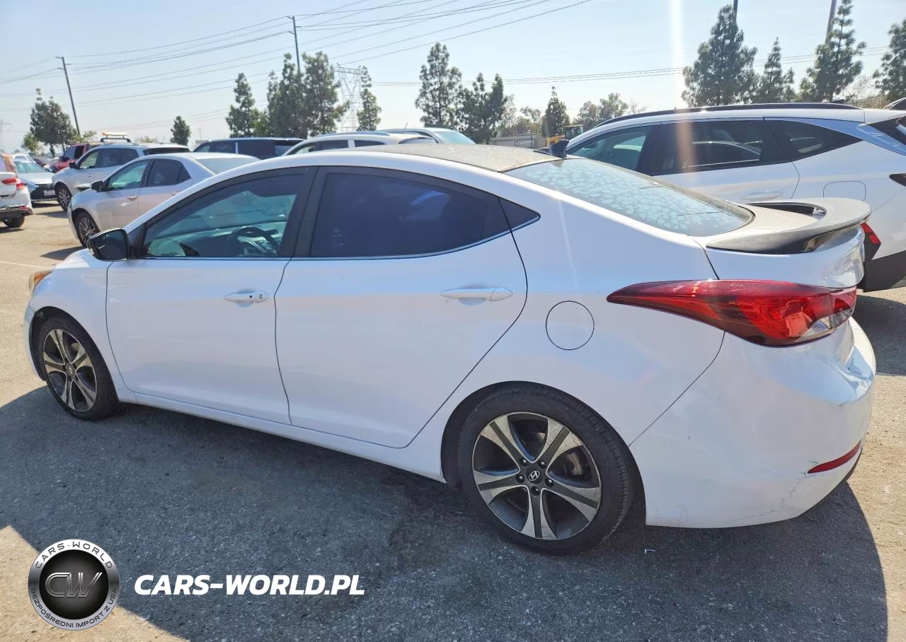 2015 Hyundai Elantra Sport VIN:KMHDH4AH4FU454111 - 2