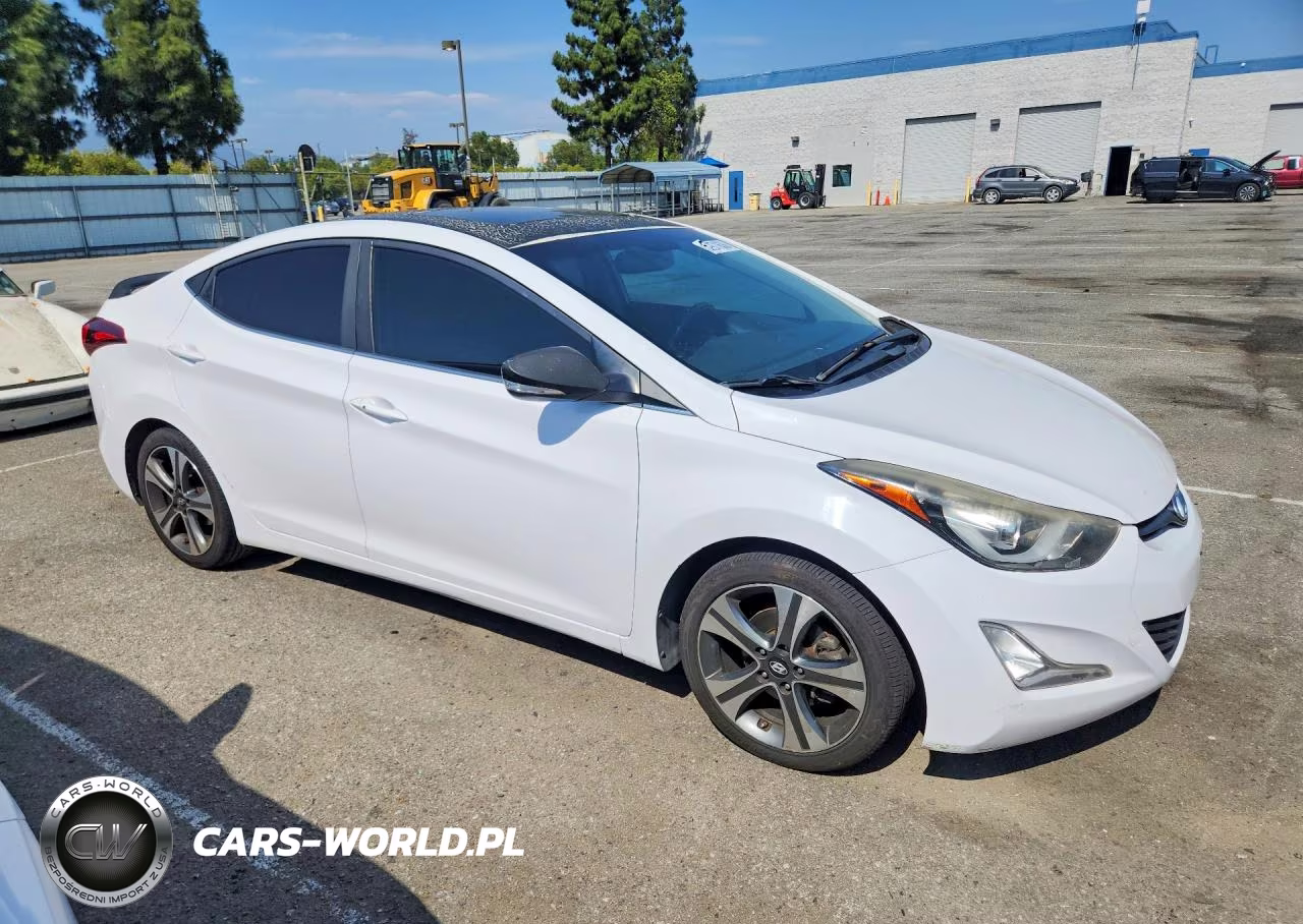 2015 Hyundai Elantra Sport VIN:KMHDH4AH4FU454111 - 4