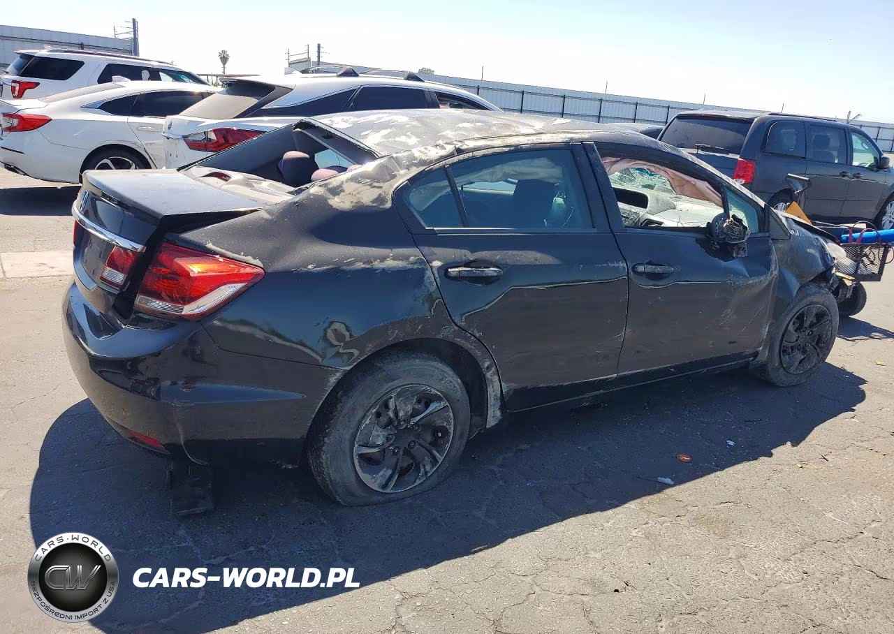 2013 Honda Civic Lx VIN:2HGFB2F53DH518240 - 3