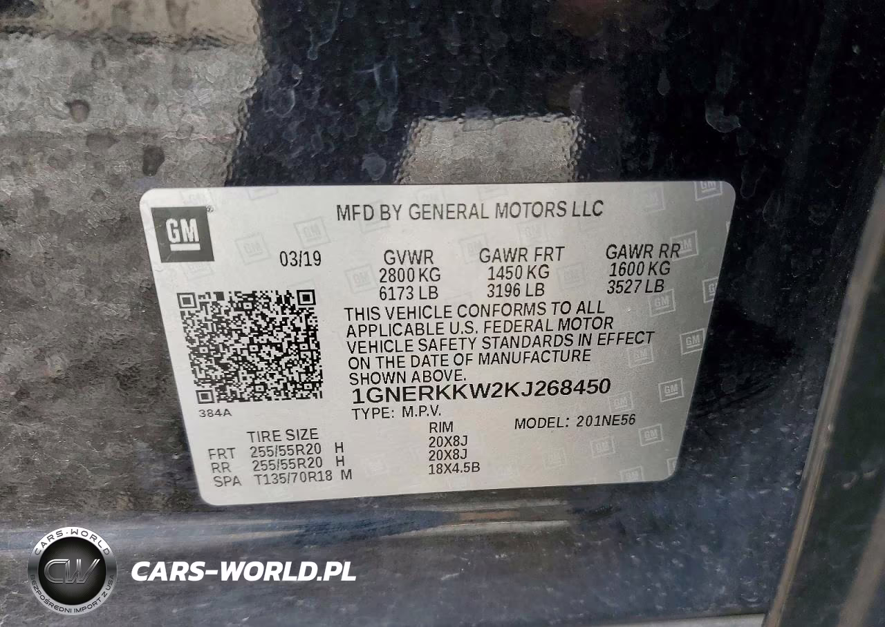 2019 Chevrolet Traverse VIN:1GNERKKW2KJ268450 - 13