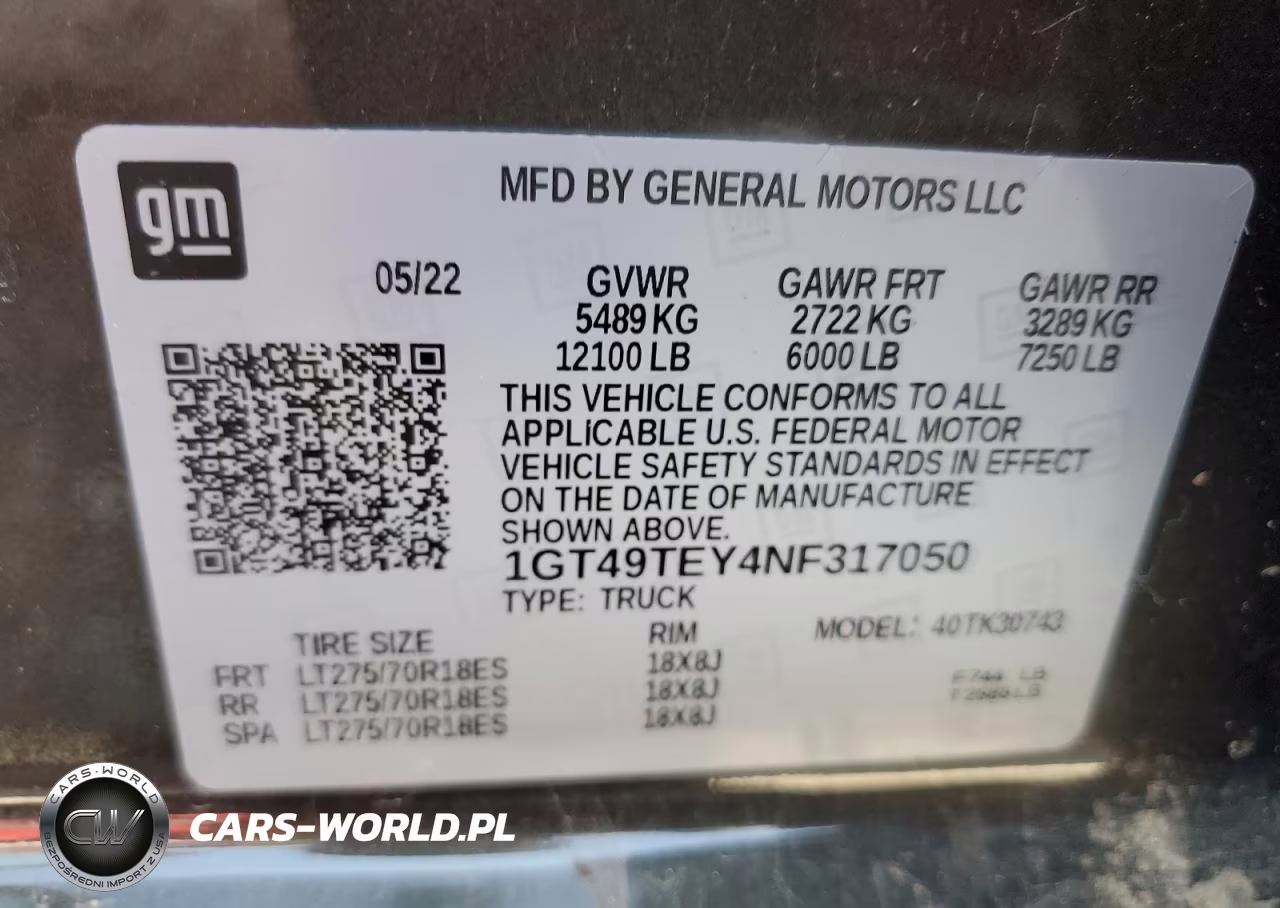 2022 GMC Sierra K3500 Sle VIN:1GT49TEY4NF317050 - 12