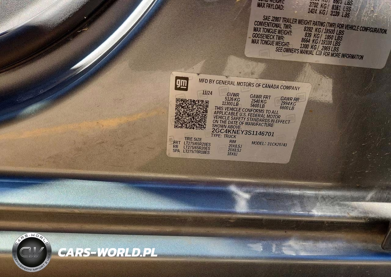2025 Chevrolet Silverado K2500 Heavy Duty Lt VIN:2GC4KNEY3S1146701 - 13