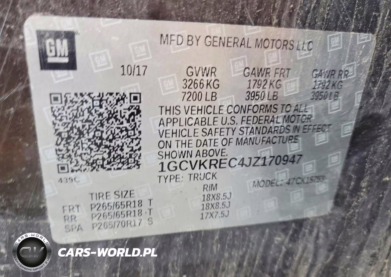 2018 Chevrolet Silverado K1500 Lt VIN:1GCVKREC4JZ170947 - 12