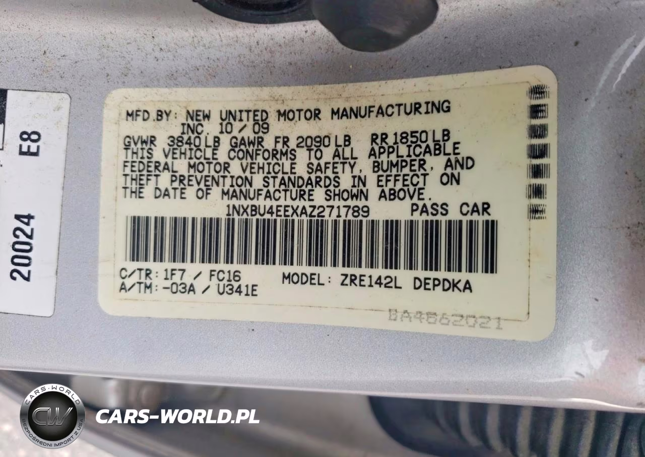 2010 Toyota Corolla Le VIN:1NXBU4EEXAZ271789 - 12