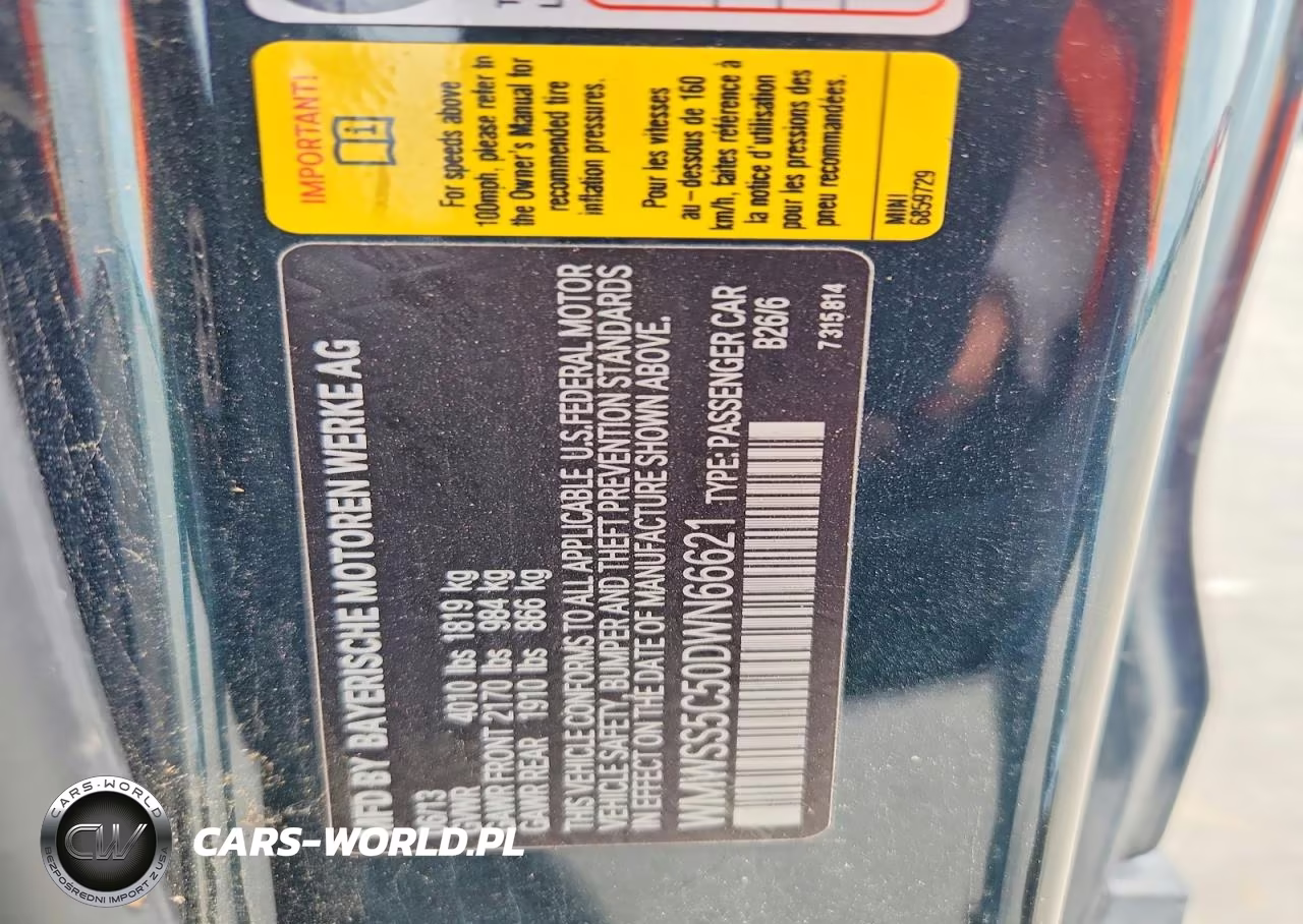 2013 Mini Cooper S Paceman VIN:WMWSS5C50DWN66621 - 13