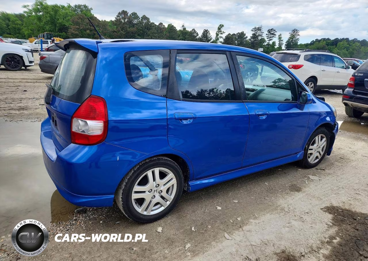 2007 Honda Fit S VIN:JHMGD38647S060261 - 3