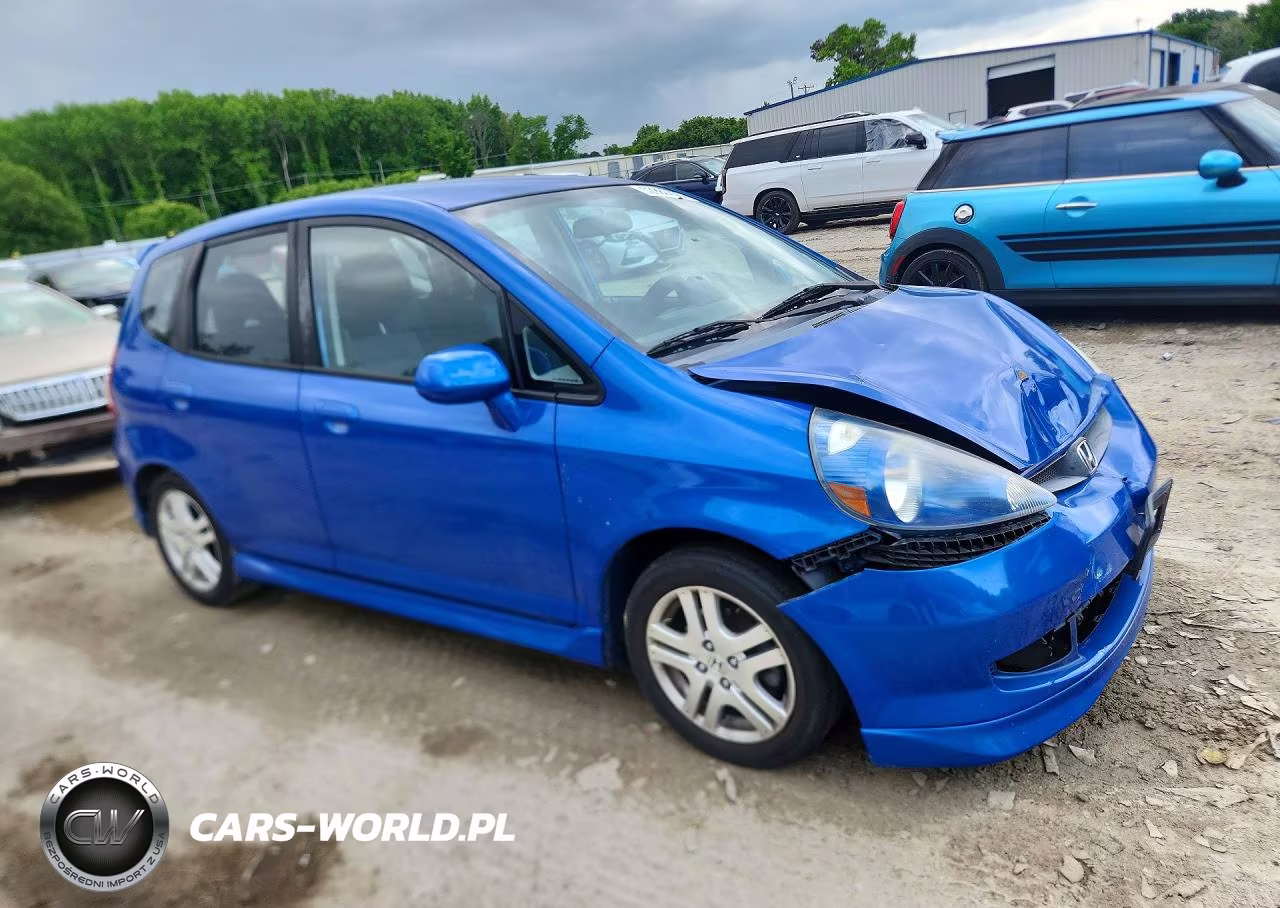 2007 Honda Fit S VIN:JHMGD38647S060261 - 4