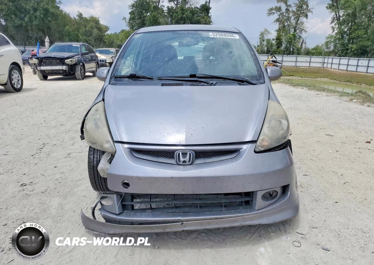 2008 Honda Fit Sport VIN:JHMGD38638S038107 - 5