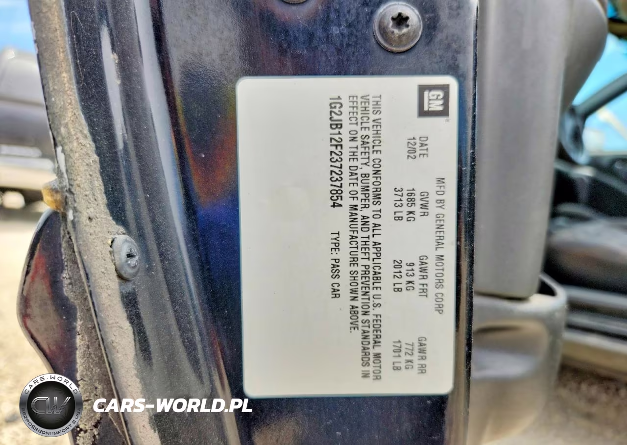2003 Pontiac Sunfire VIN:1G2JB12F237237854 - 12