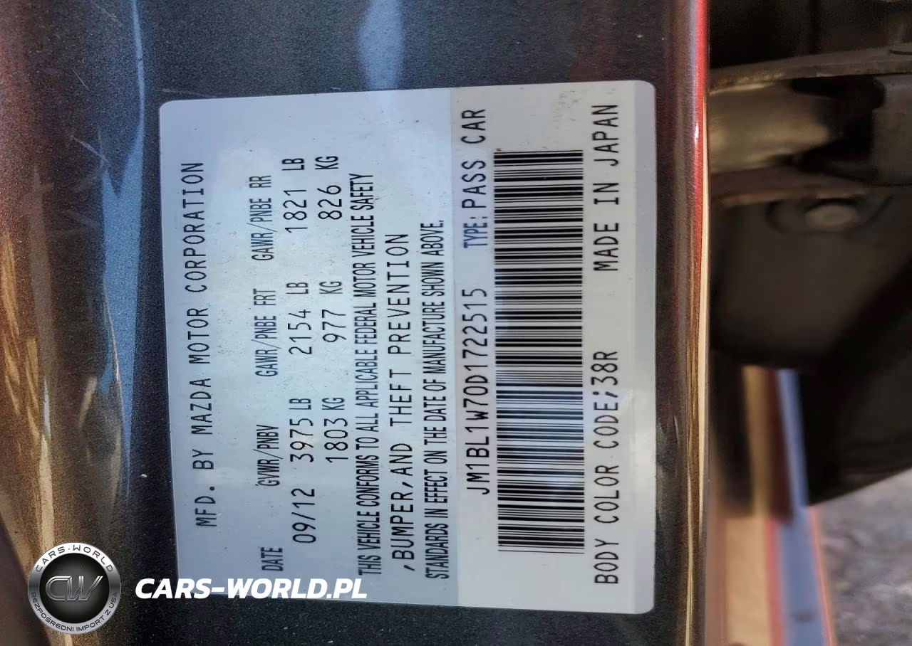 2013 Mazda 3 I VIN:JM1BL1W70D1722515 - 12