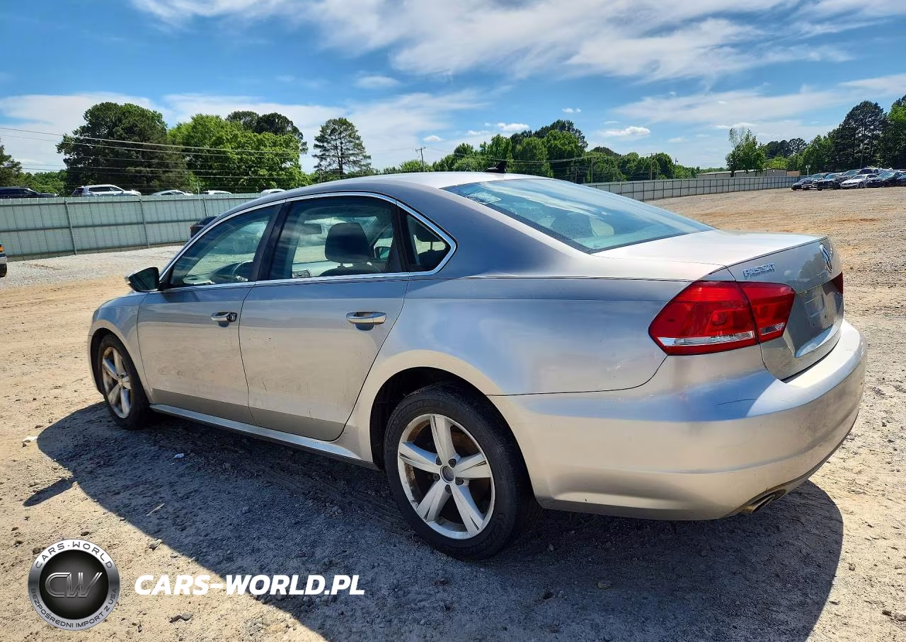 2012 Volkswagen Passat Se VIN:1VWBP7A37CC089569 - 2