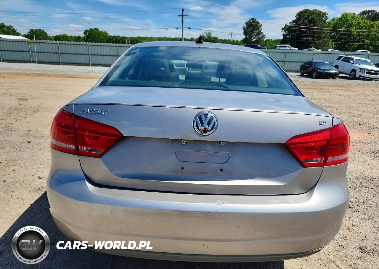 2012 Volkswagen Passat Se VIN:1VWBP7A37CC089569 - 6