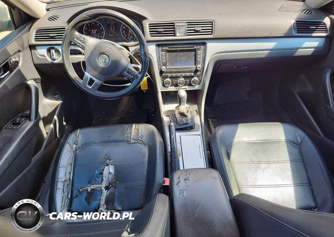 2012 Volkswagen Passat Se VIN:1VWBP7A37CC089569 - 8