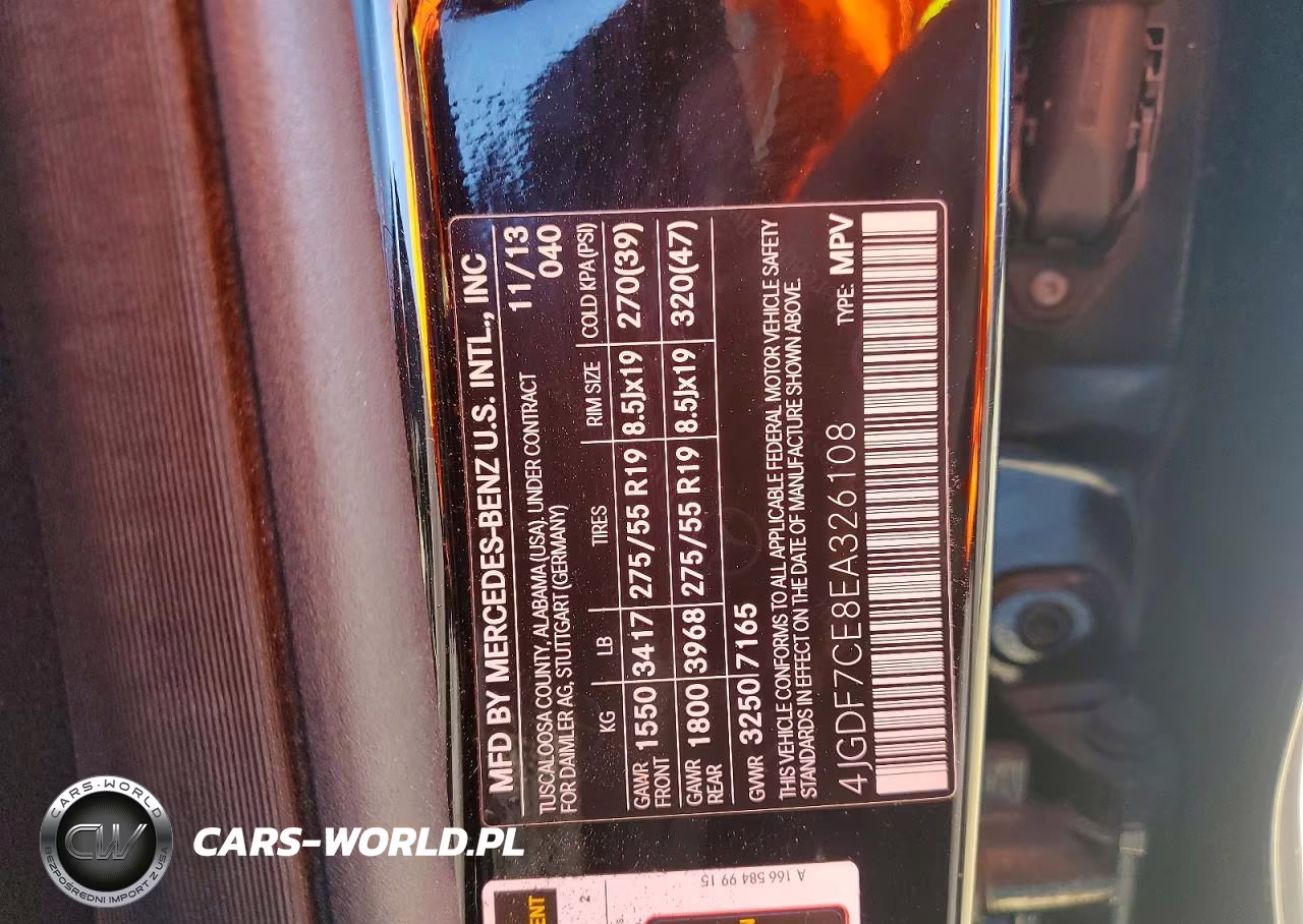 2014 Mercedes-Benz Gl 450 4Matic VIN:4JGDF7CE8EA326108 - 13