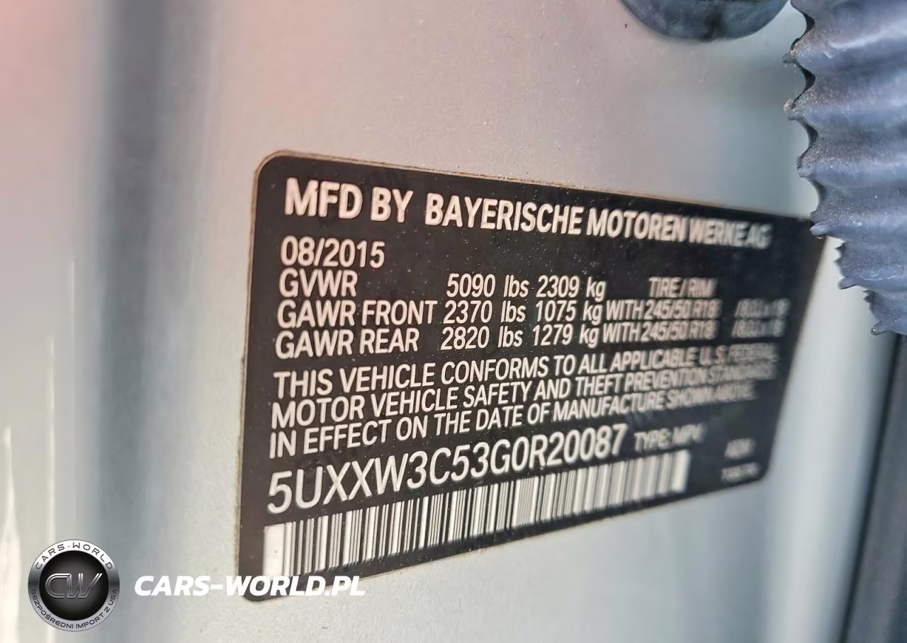 2016 BMW X4 xDrive28I VIN:5UXXW3C53G0R20087 - 12