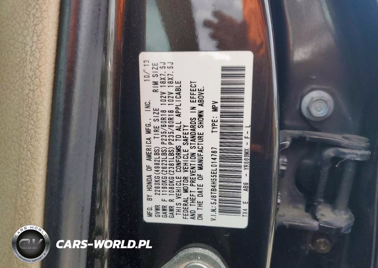 2014 Acura Rdx Technology VIN:5J8TB4H55EL014787 - 14