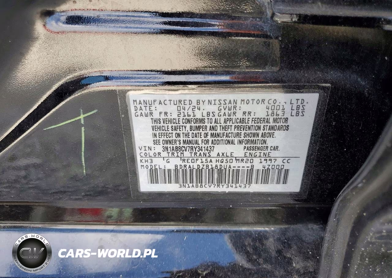 2024 Nissan Sentra Sv VIN:3N1AB8CV7RY341437 - 12