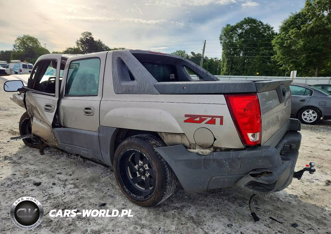 2002 Chevrolet Avalanche K1500 VIN:3GNEK13T82G109856 - 2