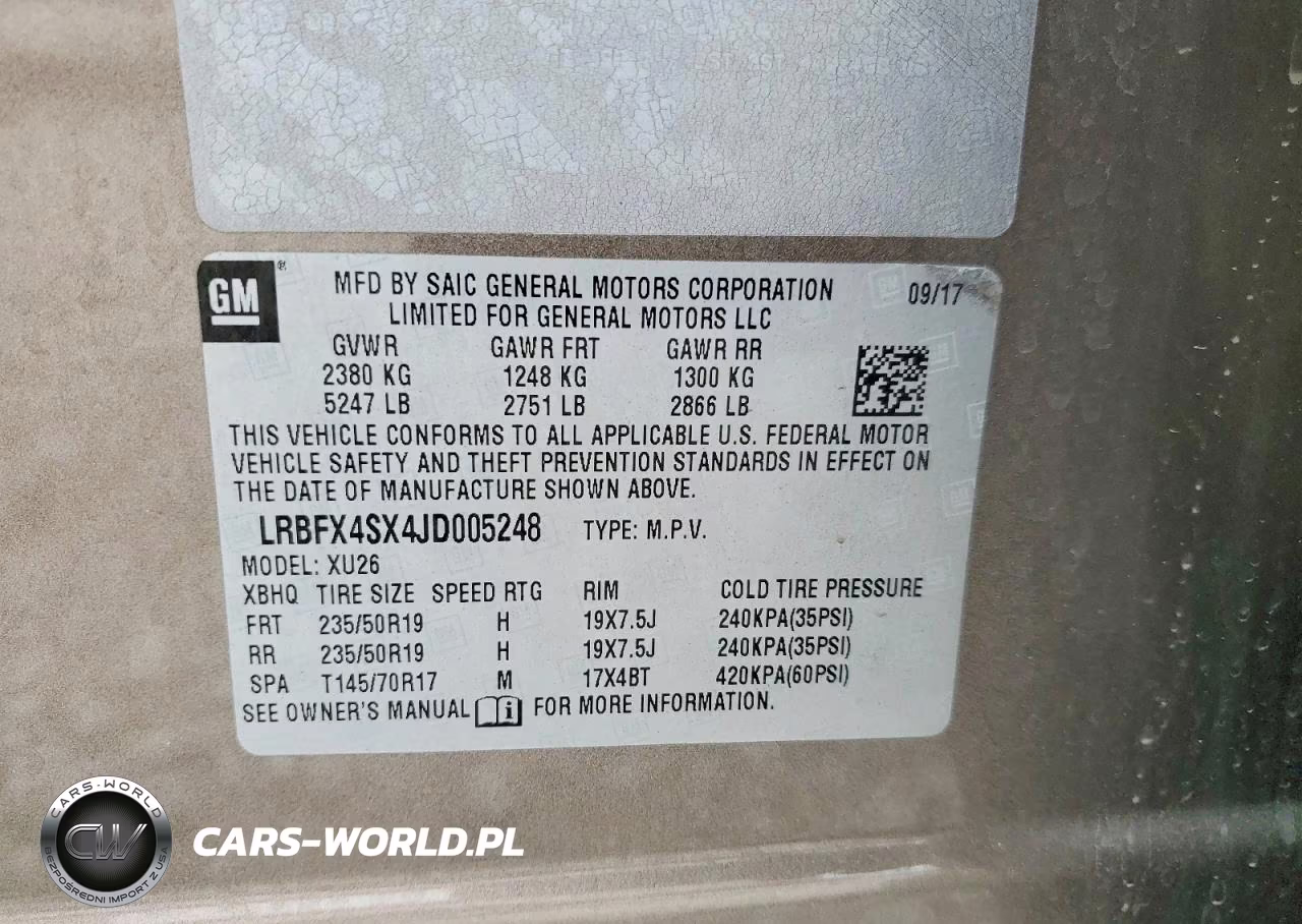 2018 Buick Envision Premium Ii VIN:LRBFX4SX4JD005248 - 12