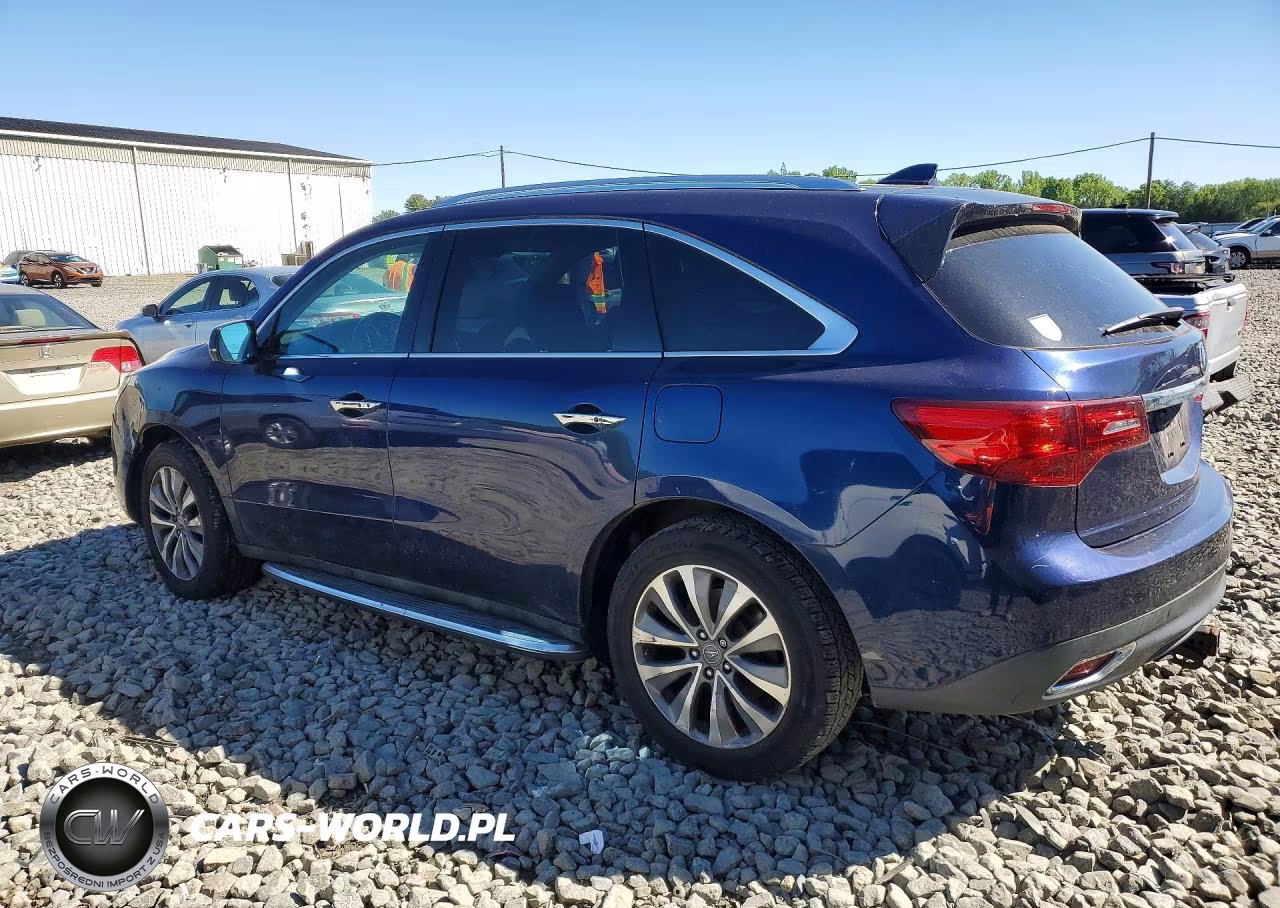 2015 Acura Mdx Technology VIN:5FRYD4H4XFB001350 - 2