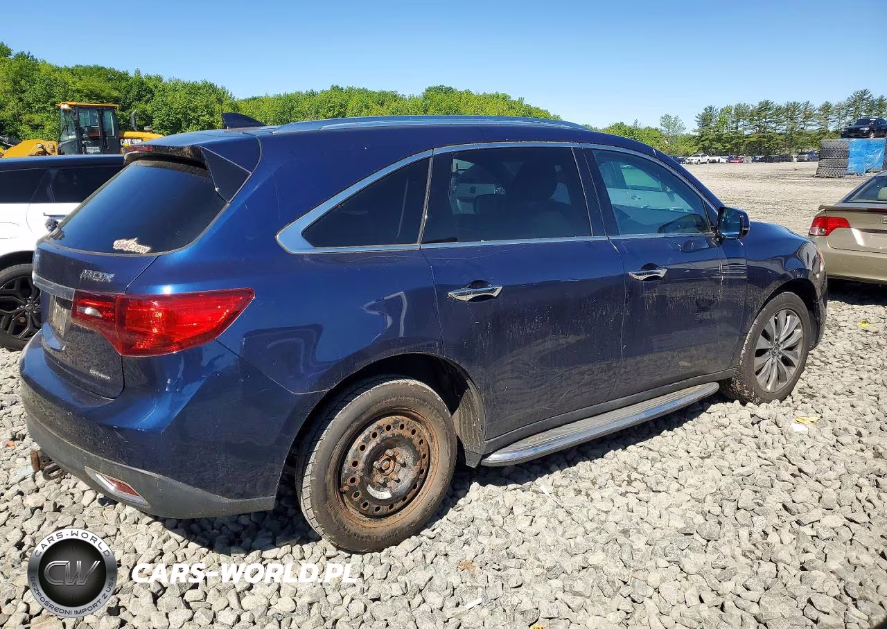 2015 Acura Mdx Technology VIN:5FRYD4H4XFB001350 - 3