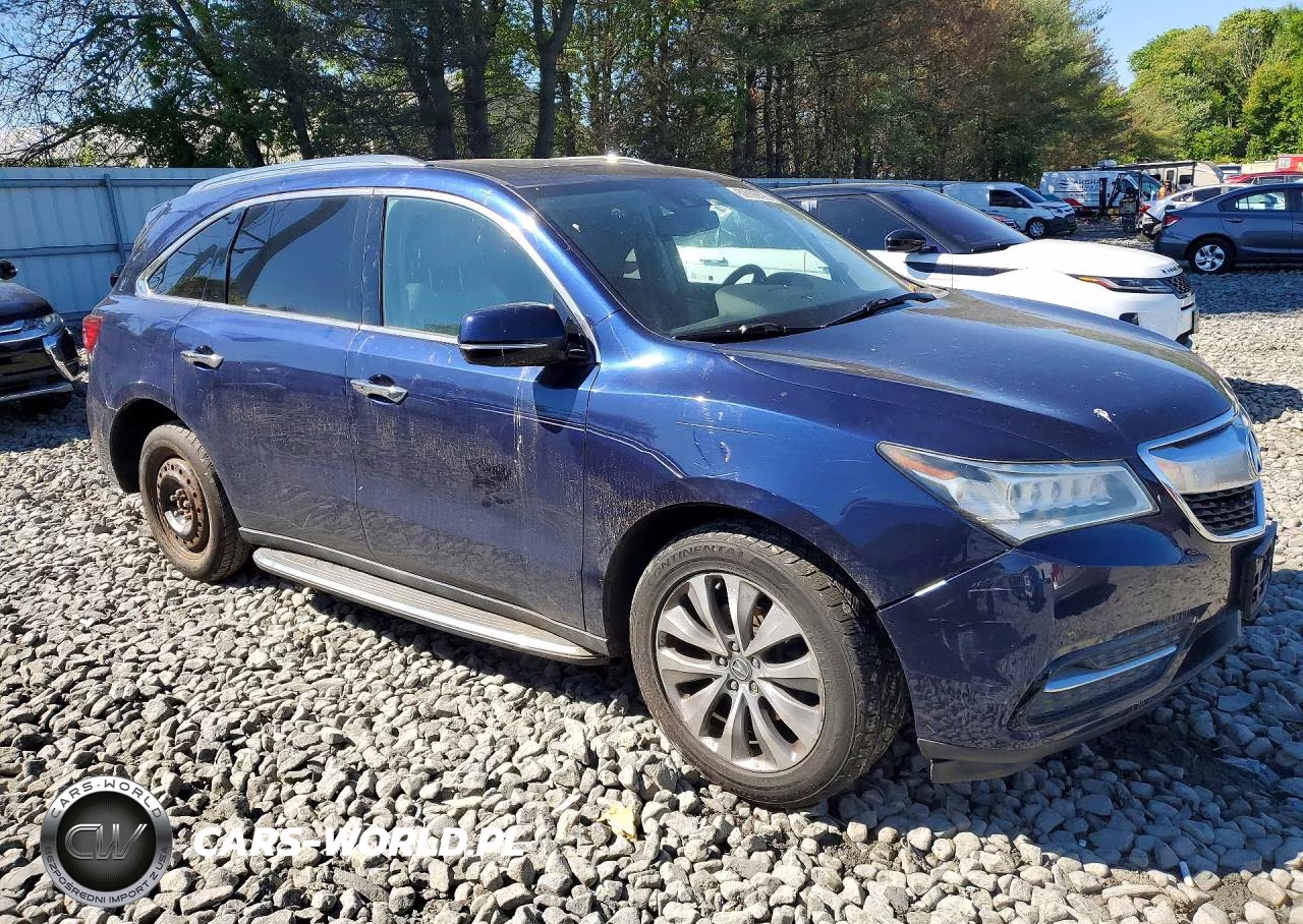 2015 Acura Mdx Technology VIN:5FRYD4H4XFB001350 - 4