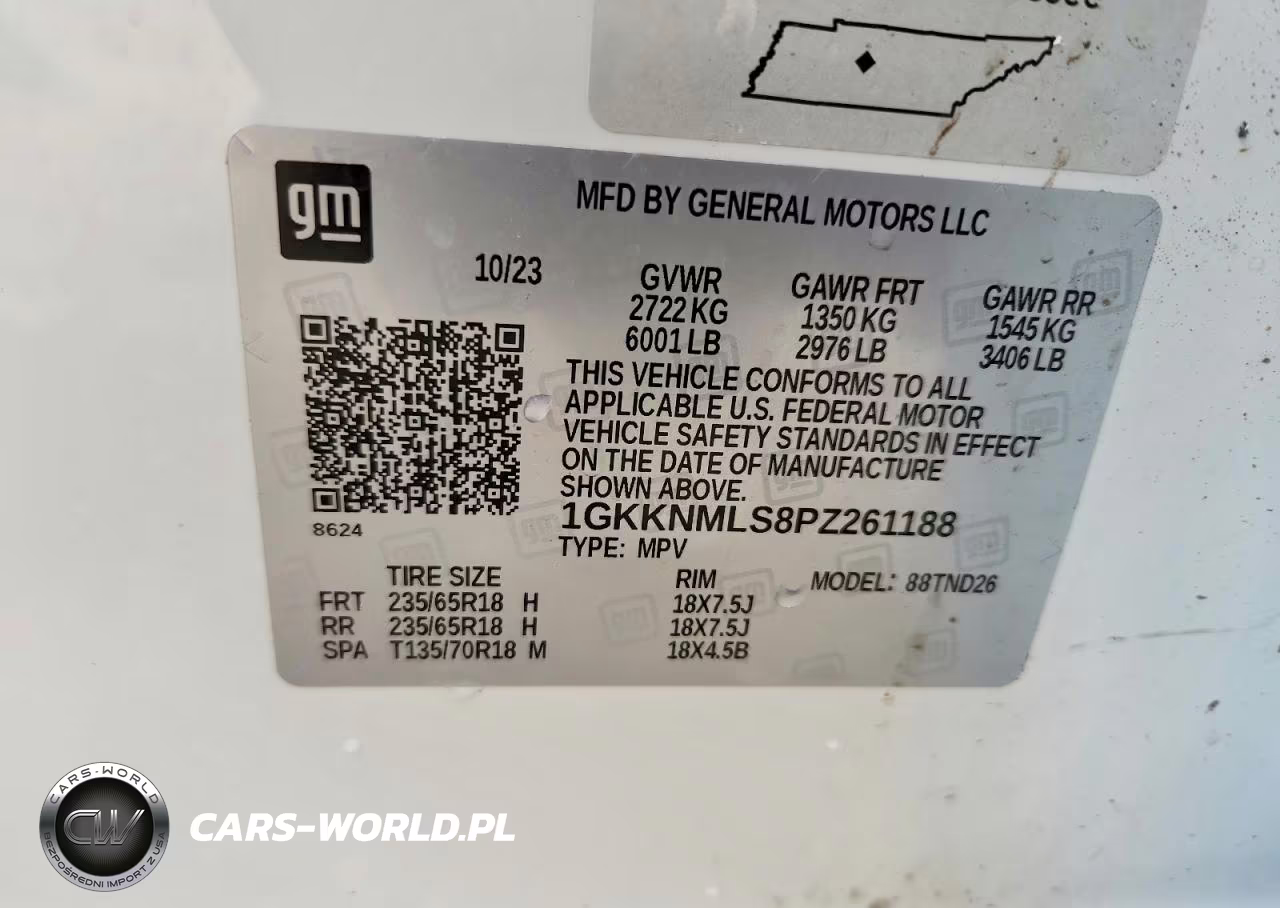 2023 GMC Acadia Slt VIN:1GKKNMLS8PZ261188 - 13