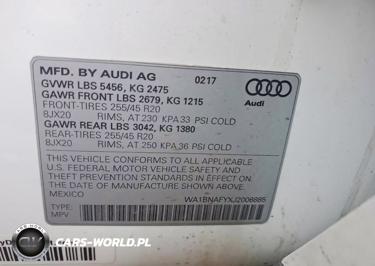 2018 Audi Q5 Premium Plus VIN:WA1BNAFYXJ2006885 - 13