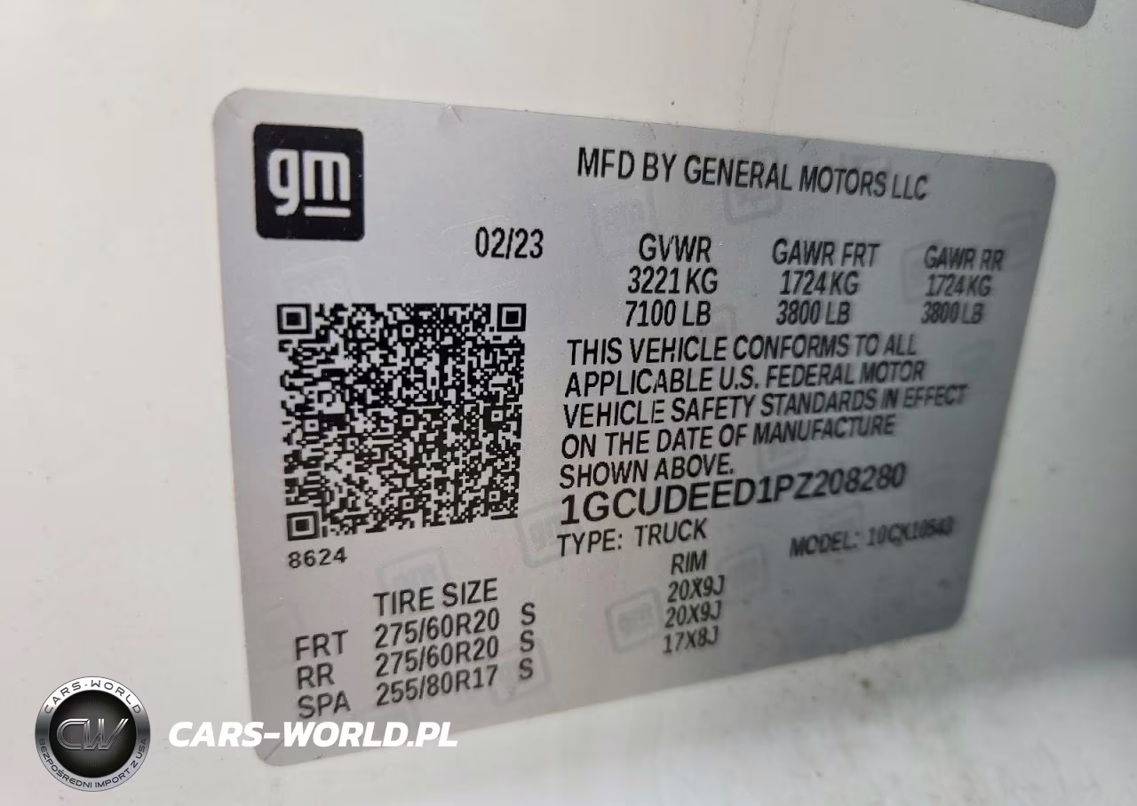 2023 Chevrolet Silverado K1500 Rst VIN:1GCUDEED1PZ208280 - 12