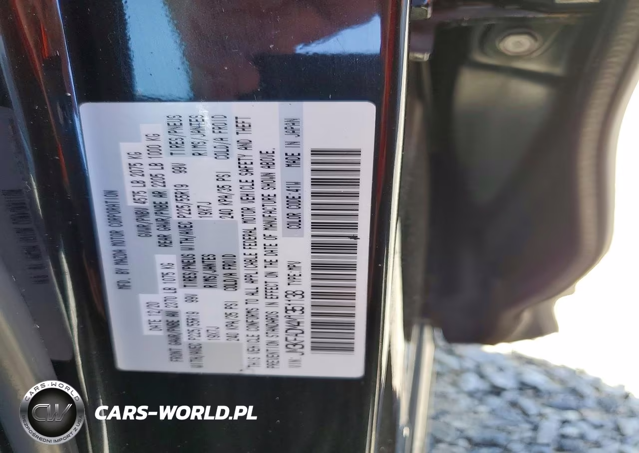 2021 Mazda Cx5 Grand Touring VIN:JM3KFADM4M1351138 - 13