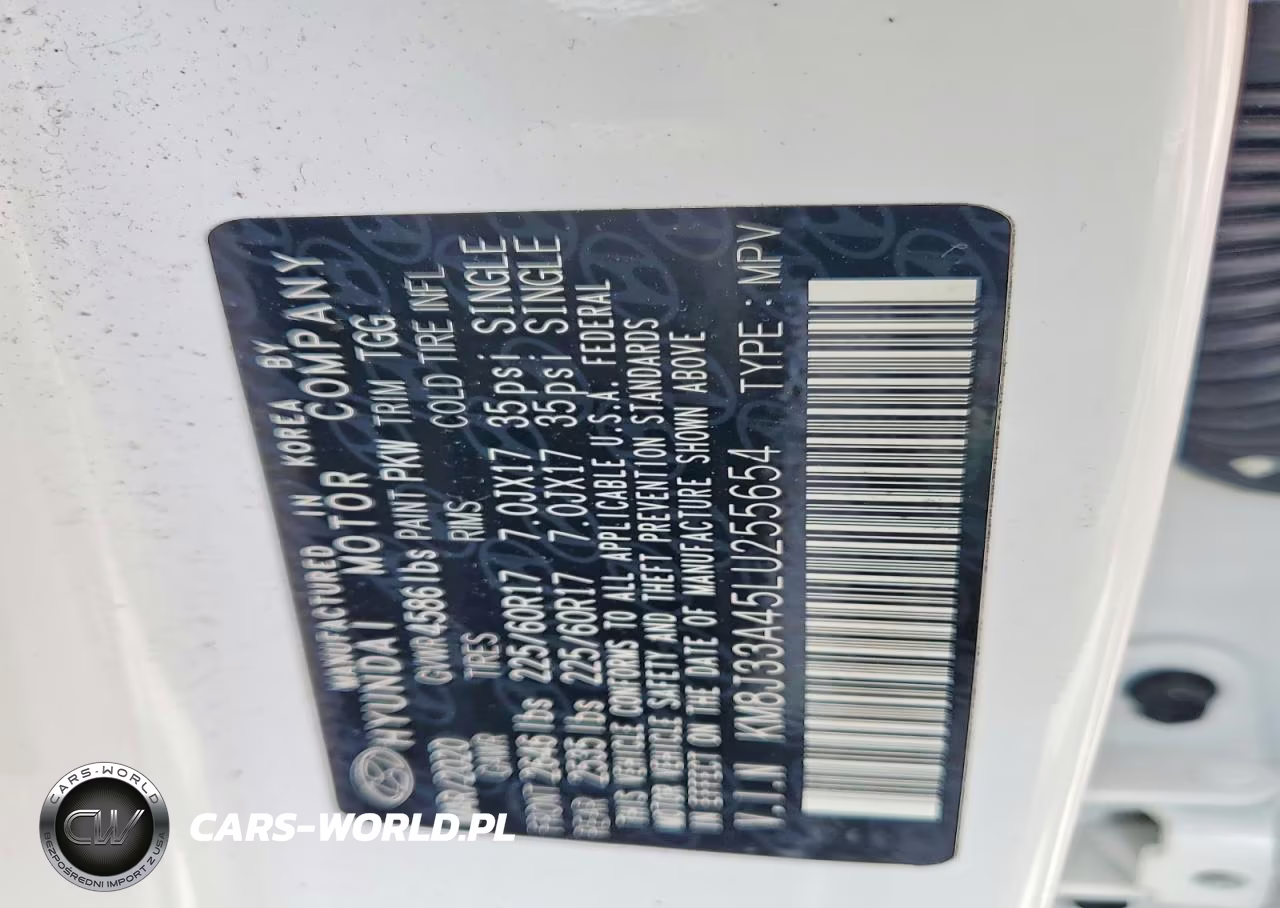 2020 Hyundai Tucson Value VIN:KM8J33A45LU255654 - 12