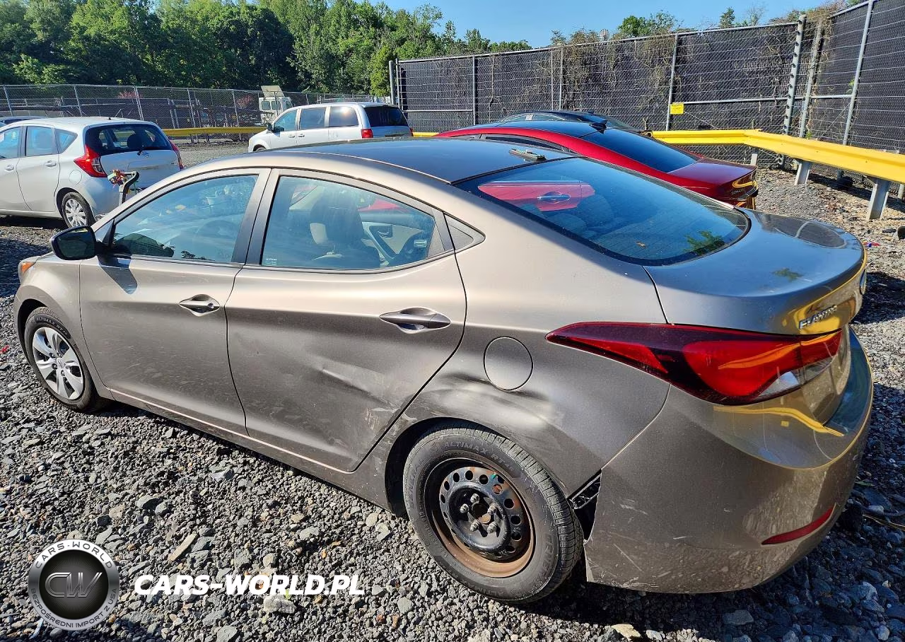 2016 Hyundai Elantra Se VIN:5NPDH4AE4GH782778 - 2