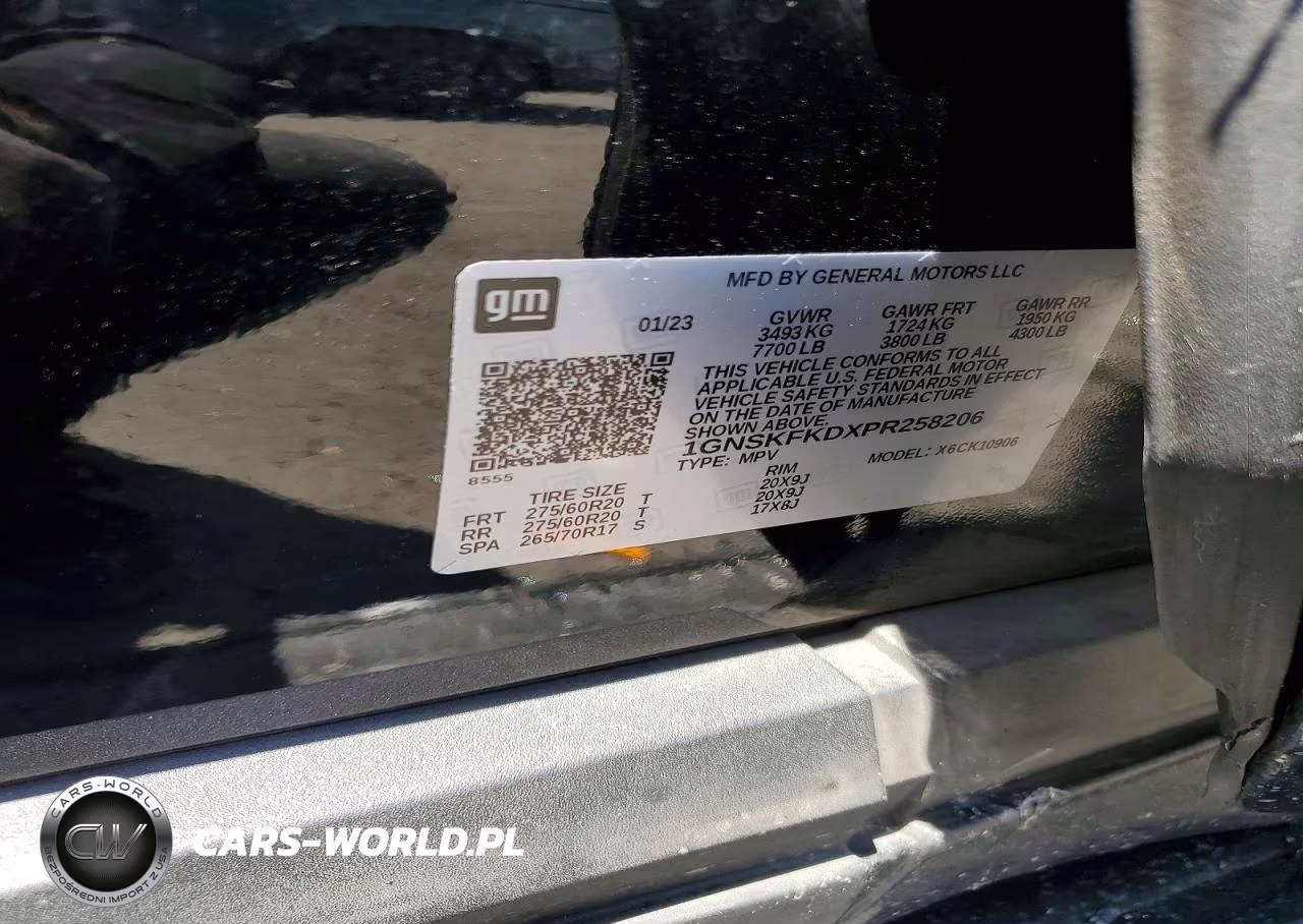 2023 Chevrolet Suburban K1500 Premier VIN:1GNSKFKDXPR258206 - 13