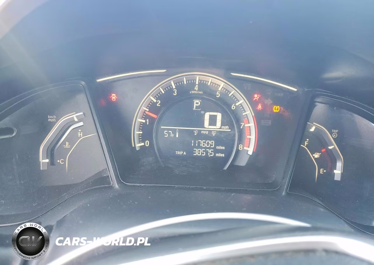 2017 Honda Civic Lx VIN:19XFC2F51HE019675 - 9