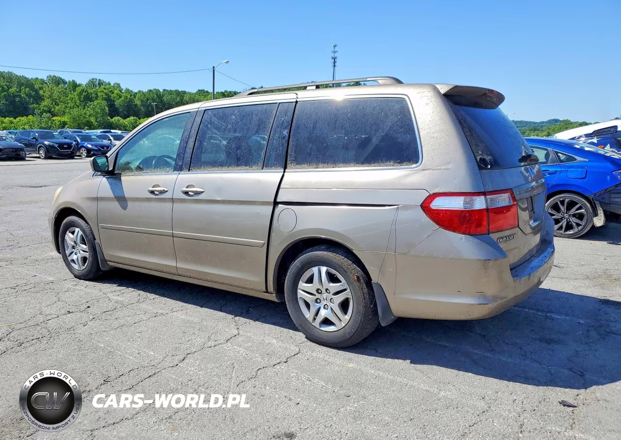 2007 Honda Odyssey Exl VIN:5FNRL38747B130800 - 2