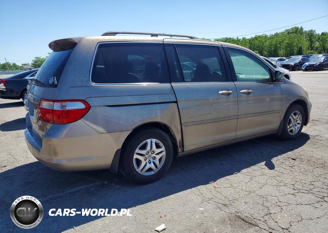 2007 Honda Odyssey Exl VIN:5FNRL38747B130800 - 3