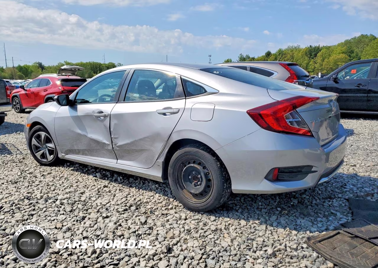 2019 Honda Civic Lx VIN:2HGFC2F62KH540989 - 2