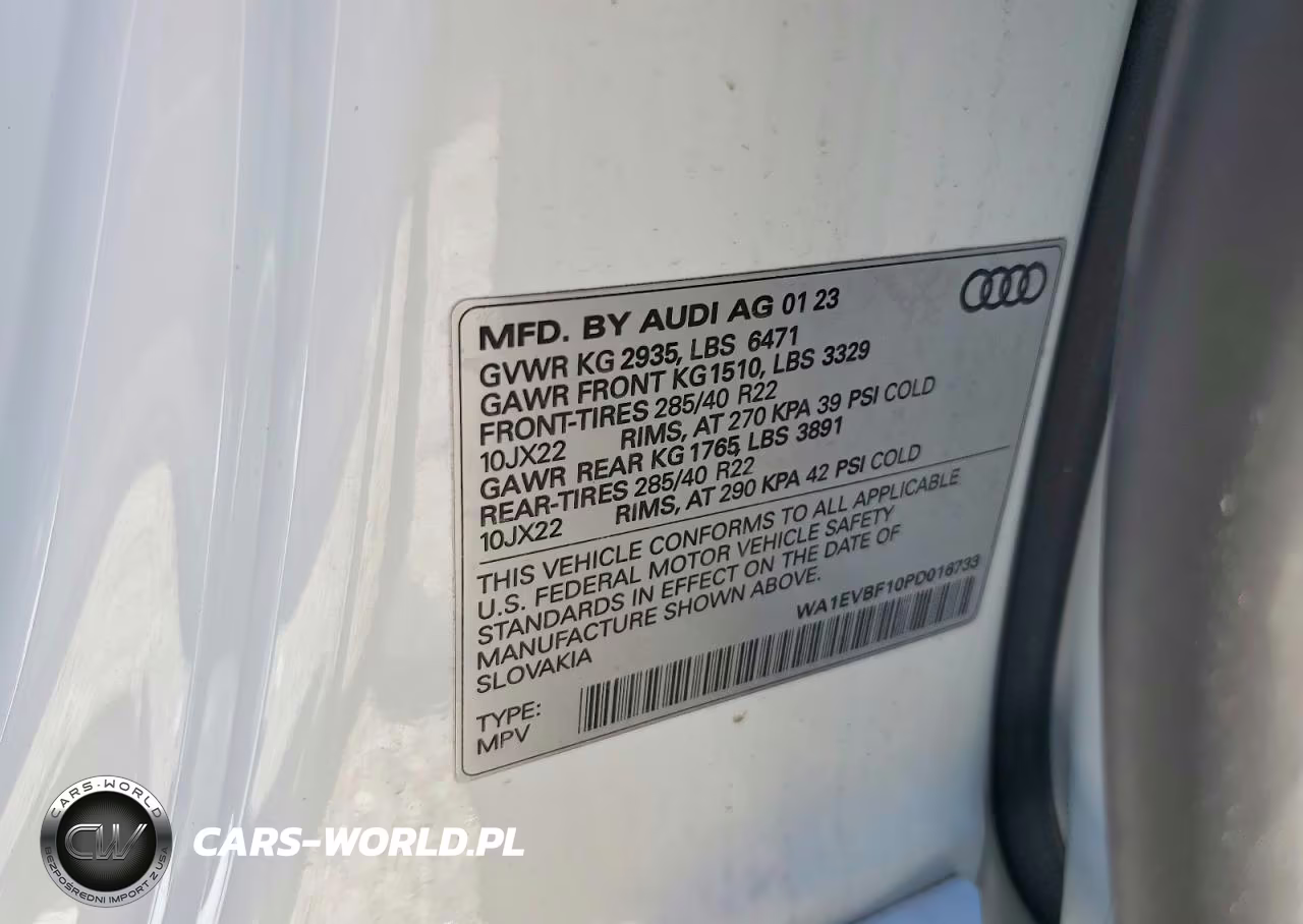 2023 Audi Q8 Premium Plus S-Line VIN:WA1EVBF10PD016733 - 13