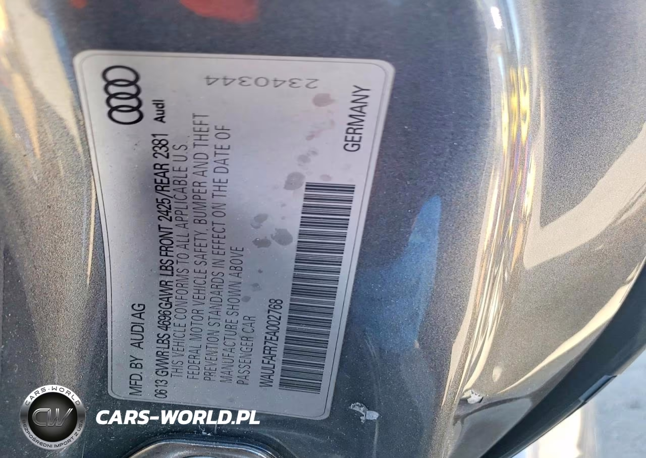 2014 Audi A5 Premium Plus VIN:WAULFAFR7EA002768 - 12