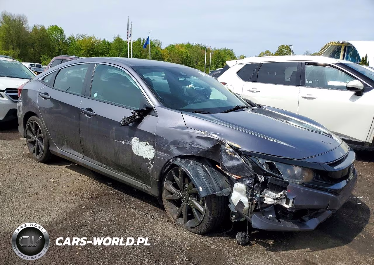 2021 Honda Civic Sport VIN:19XFC2F85ME003032 - 4