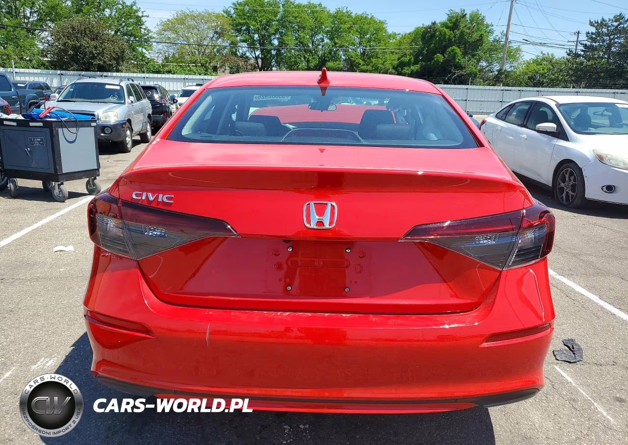 2026 Honda Civic Lx VIN:2HGFE2F24TH546155 - 6