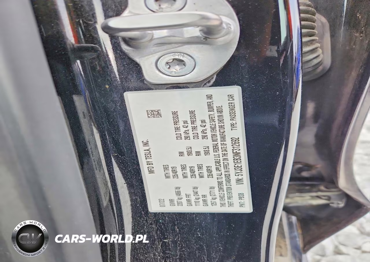 2022 Tesla Model 3 VIN:5YJ3E1EB3NF312692 - 12