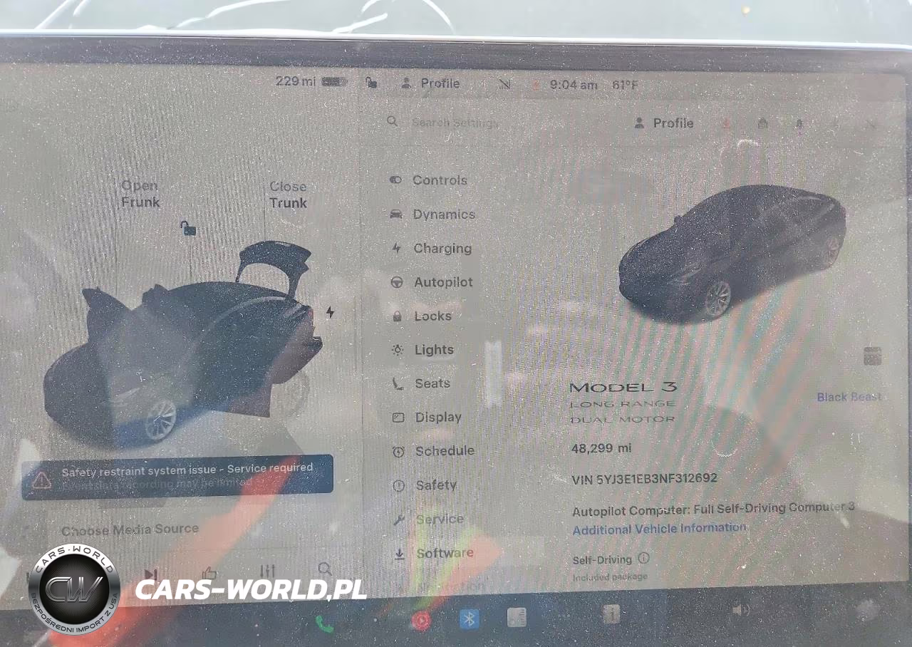 2022 Tesla Model 3 VIN:5YJ3E1EB3NF312692 - 9