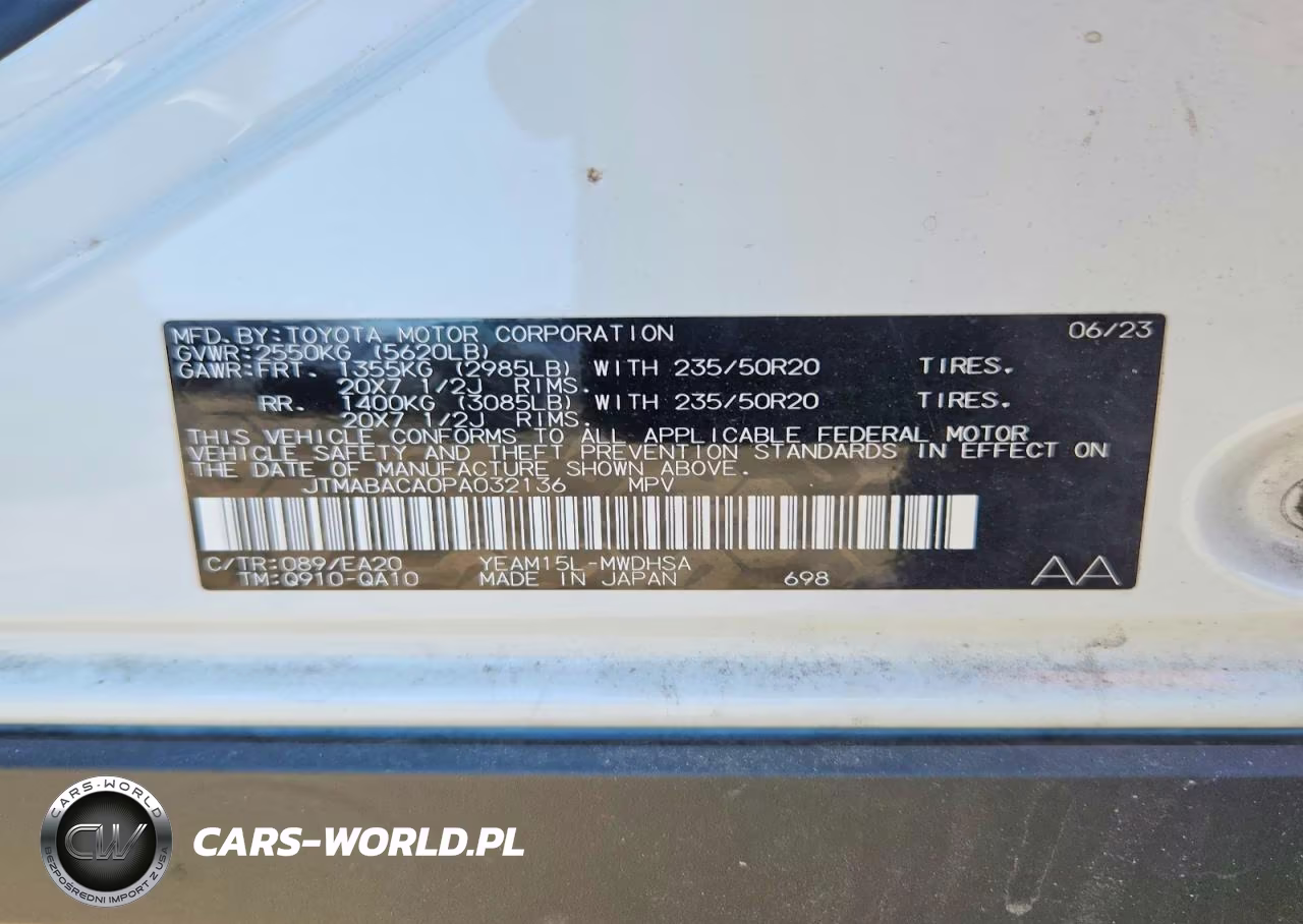 2023 Toyota Bz4X Limited VIN:JTMABACA0PA032136 - 13