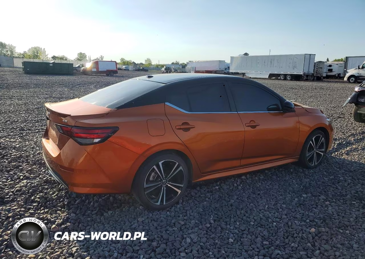 2021 Nissan Sentra Sr VIN:3N1AB8DV1MY309719 - 3